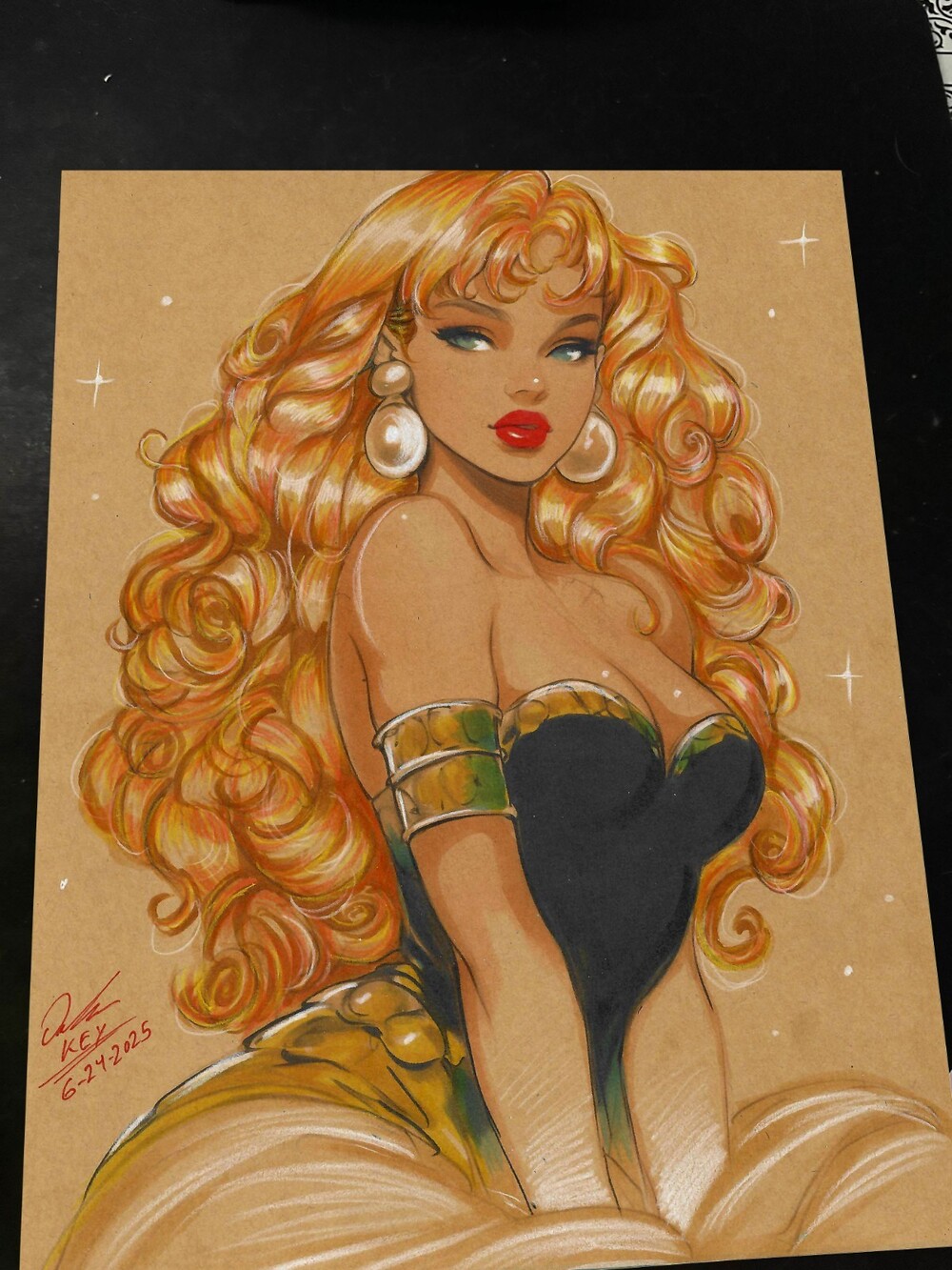 Dejah Thoris Art Print Signed 8.5x11 | Art by Keyeske